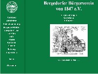 Der Bergedorfer B�rgerverein ist im Internet 