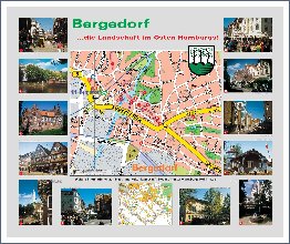 Besucher-Infoplan am Serrahn-Hafen